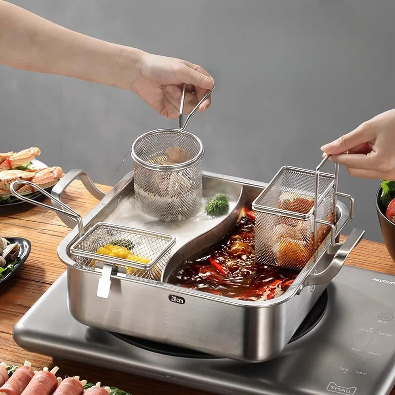 Home Cooking In French - Hot Pot Colander Filter with Hook
