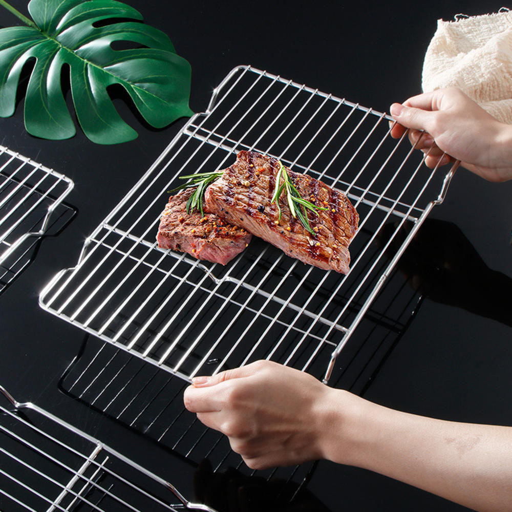Home Cooking Help - Stainless Steel Barbecue Mesh Mat Reusable