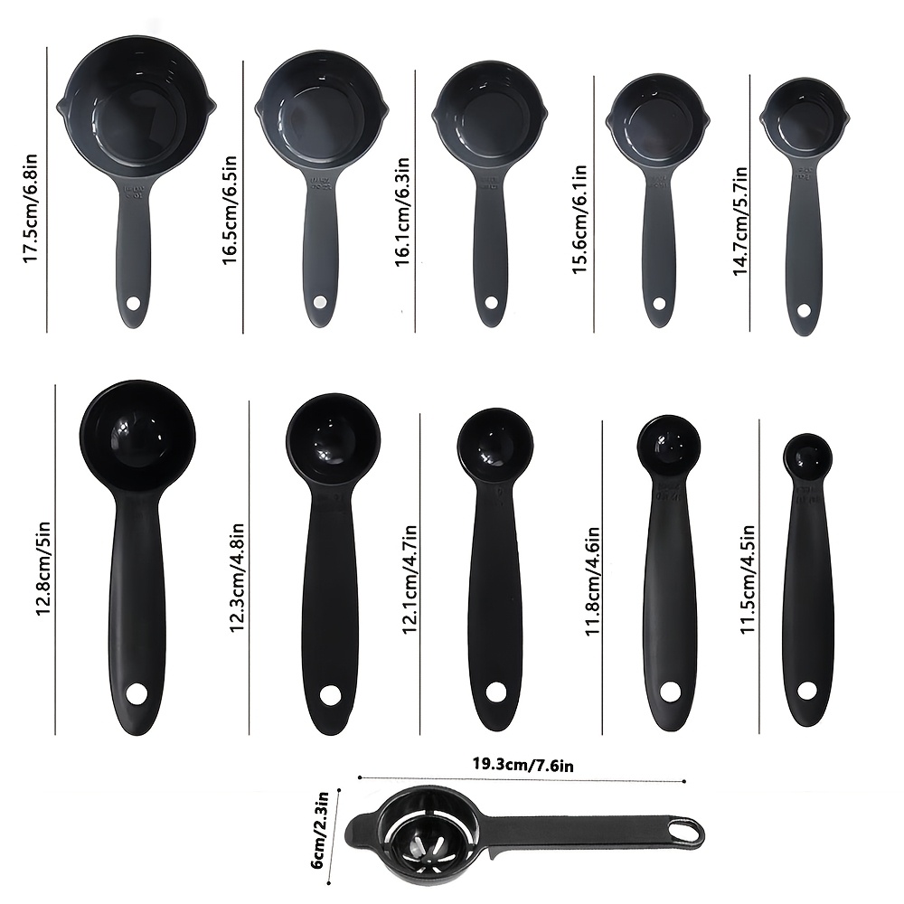 11pcs Plastic Measuring Cups&E - Home Cooking Help 评论和价格