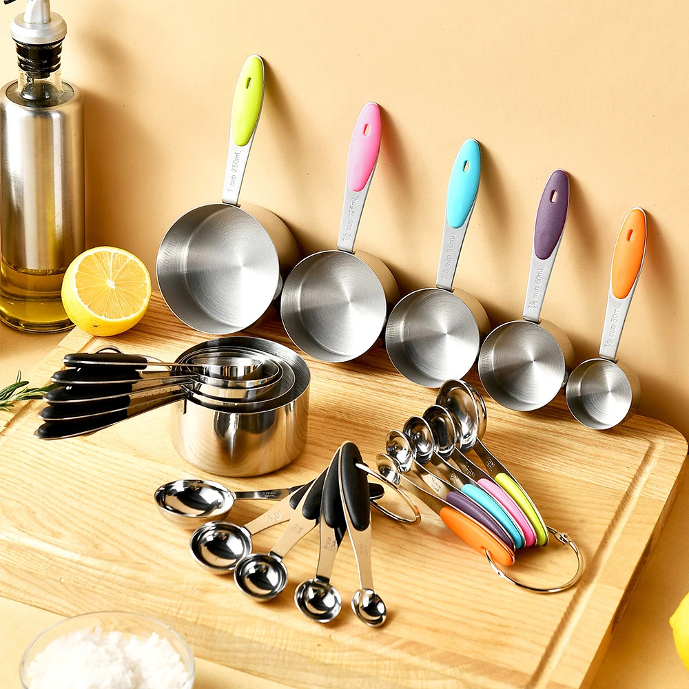 5/10Pcs Stainless Steel Measur - Home Cooking Help 评论和价格