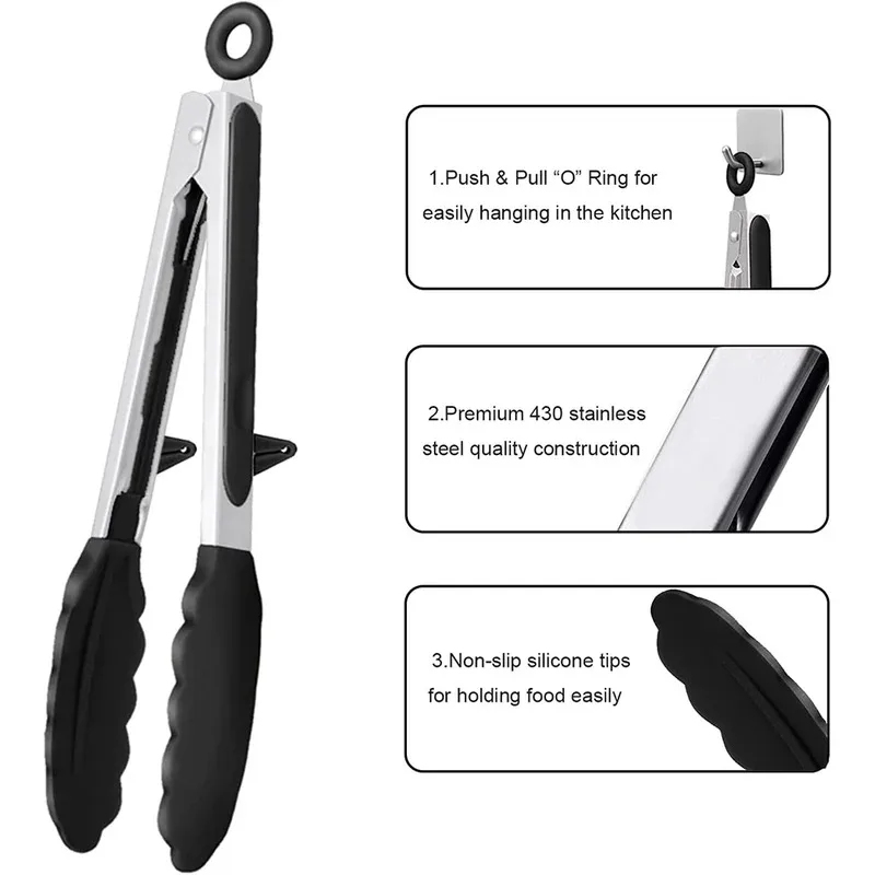 3pcs Silicone Kitchen Cooking  - Home Cooking Utensil Set 评论和价格