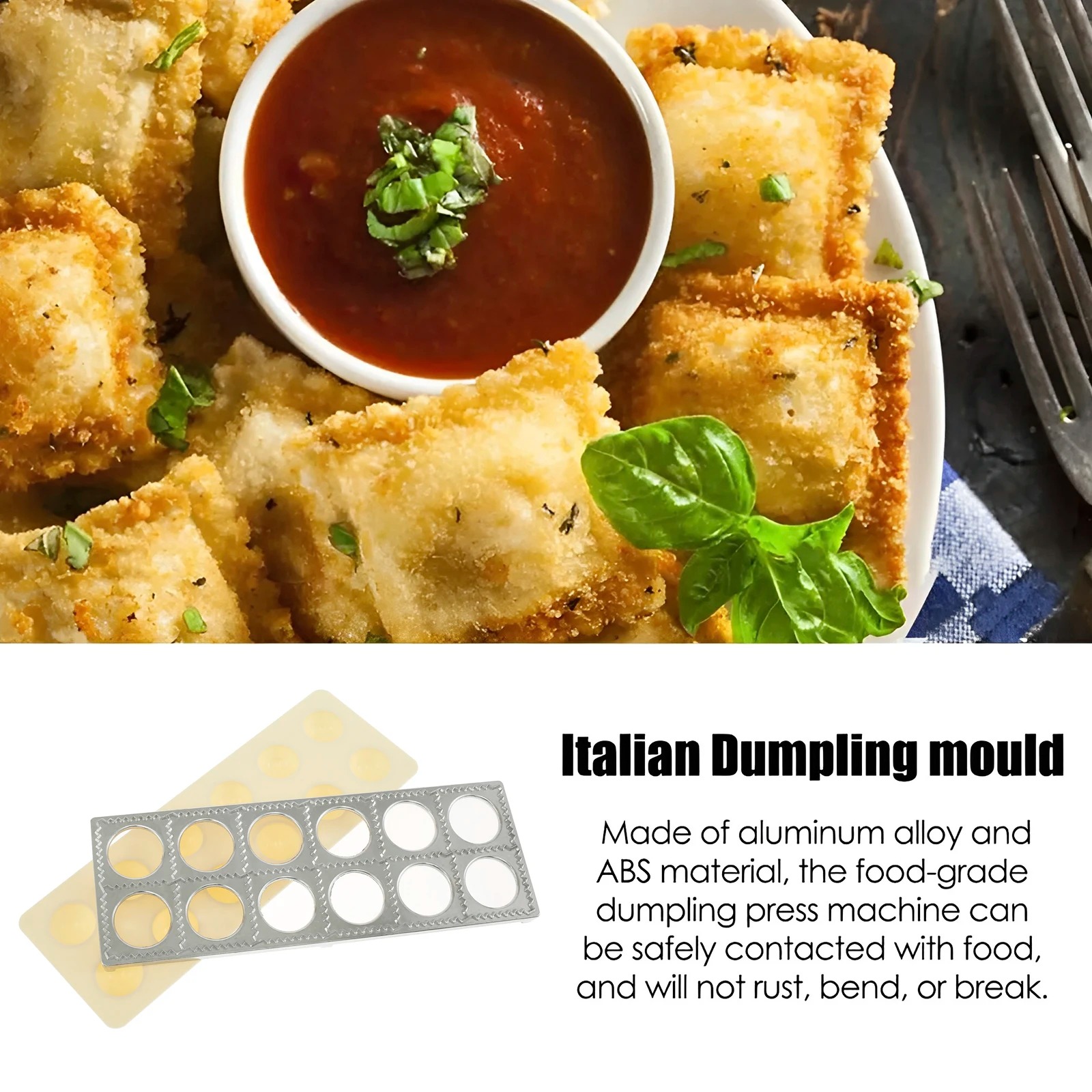Dumpling Mold 12 Holes Ravioli - Home Cooking Help 评论和价格