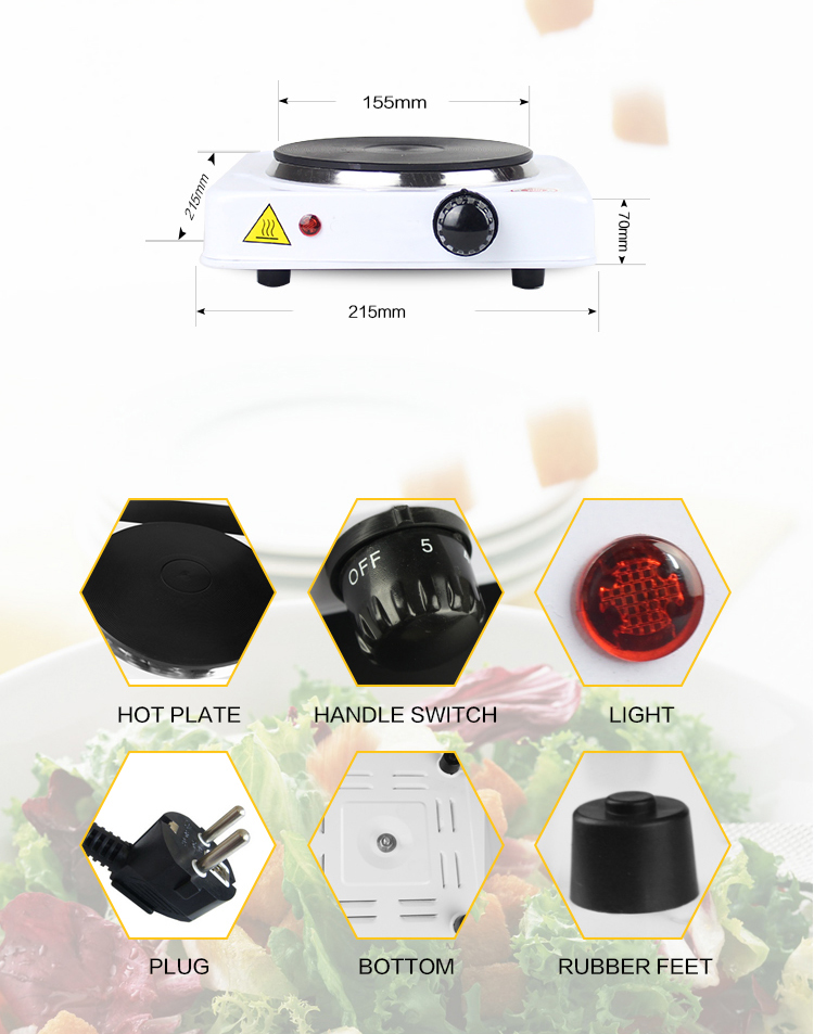 220V 1000W  EU Plug Electric I - Home Cooking Heater 评论和价格