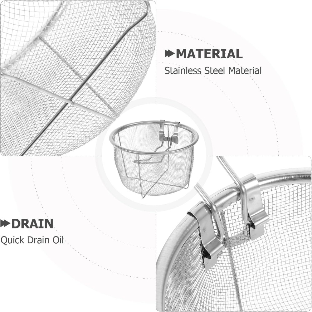 Round Fry Basket with Folding  - Home Cooking In French 评论和价格