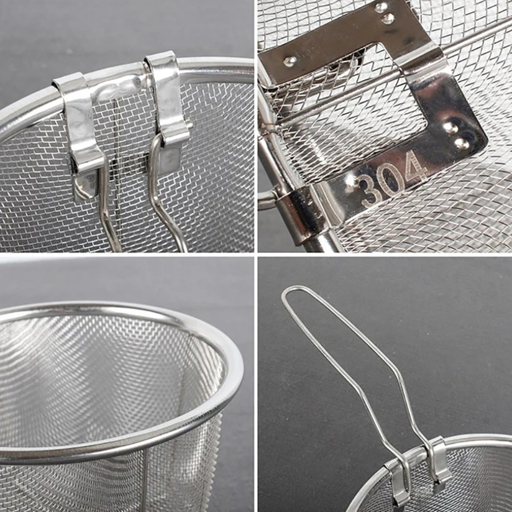 Round Fry Basket with Folding  - Home Cooking In French 评论和价格