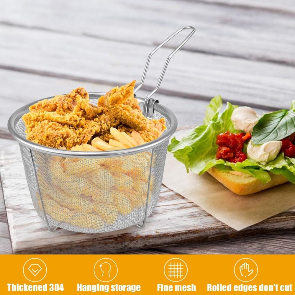 Round Fry Basket with Folding  - Home Cooking In French 评论和价格