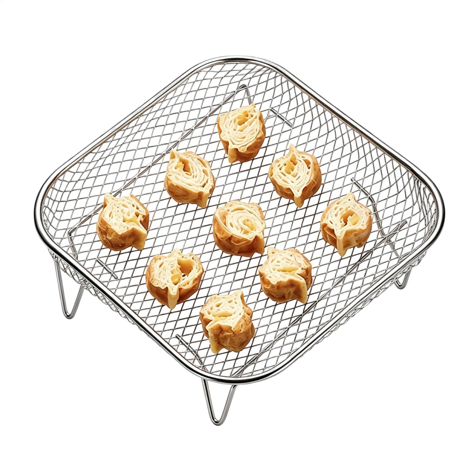 Air Fryer Rack Square Food Gra - Home Cooking Show 评论和价格