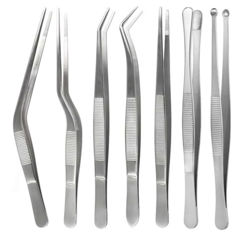 Stainless Steel Plating Tongs  - Home Cooking Utensil Set 评论和价格