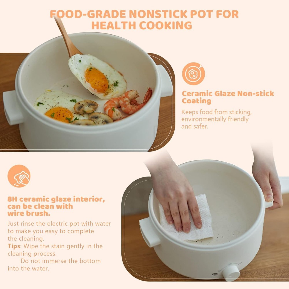 Electric Hot Pot, 3L Portable  - Hot Pot Portable Dual 评论和价格