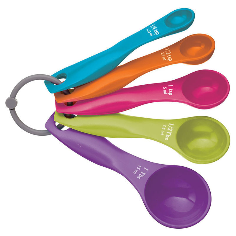 5Pcs Salt Oil Spoon Lovely Kit - Home Cooking Utensil Set 评论和价格