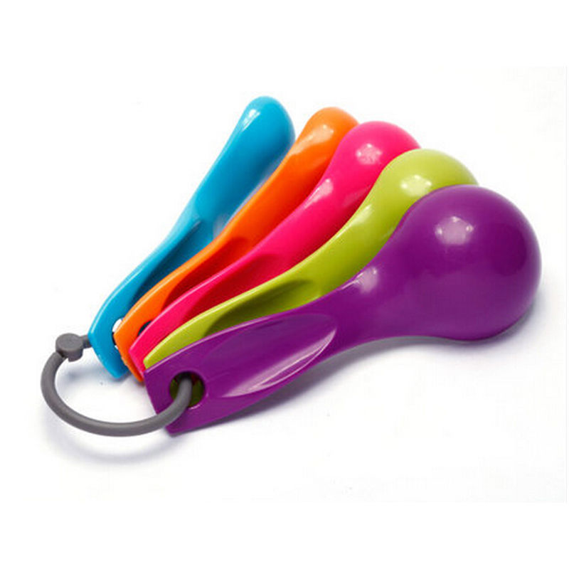 5Pcs Salt Oil Spoon Lovely Kit - Home Cooking Utensil Set 评论和价格