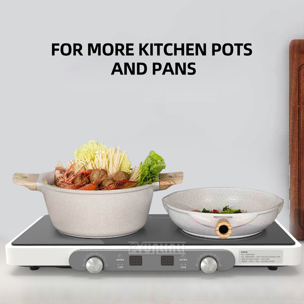 Double Kitchen Cooktop Househo - Hot Pot Portable Dual 评论和价格