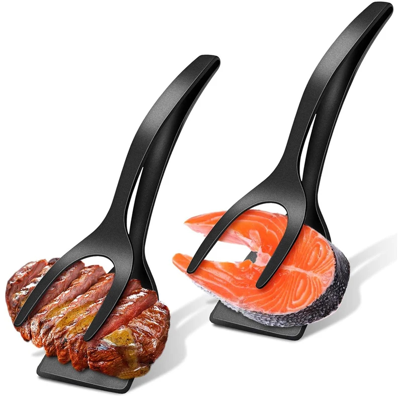 2 in 1 Grip Flip Spatula Clamp - Home Cooking In French 评论和价格