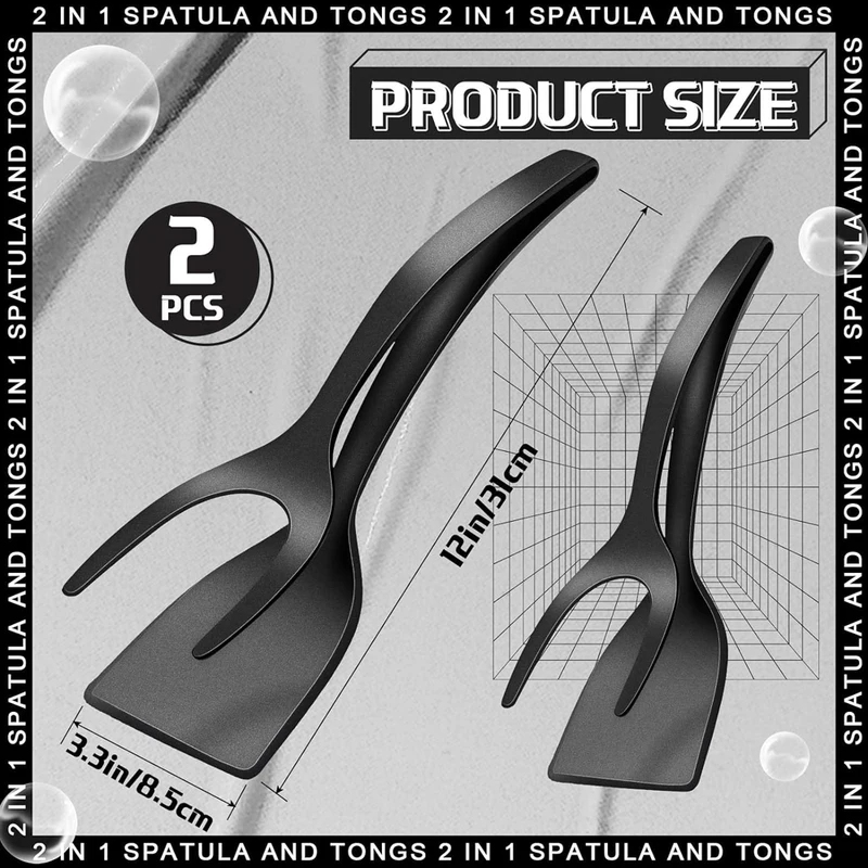 2 in 1 Grip Flip Spatula Clamp - Home Cooking In French 评论和价格