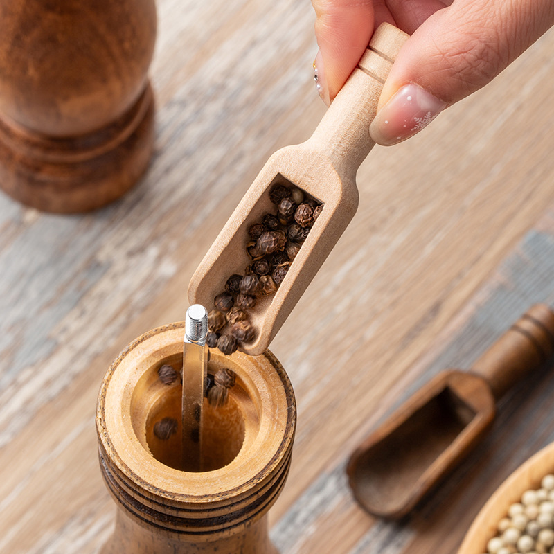 2/5PCS Wooden Coffee Scoop Set - Home Cooking Utensil Set 评论和价格