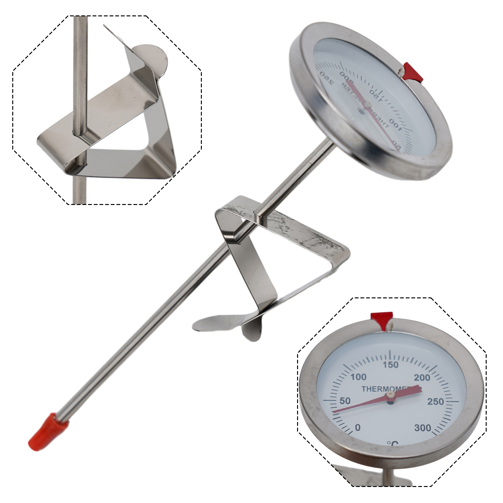Stainless Steel Probe Thermome - Home Cooking Help 评论和价格