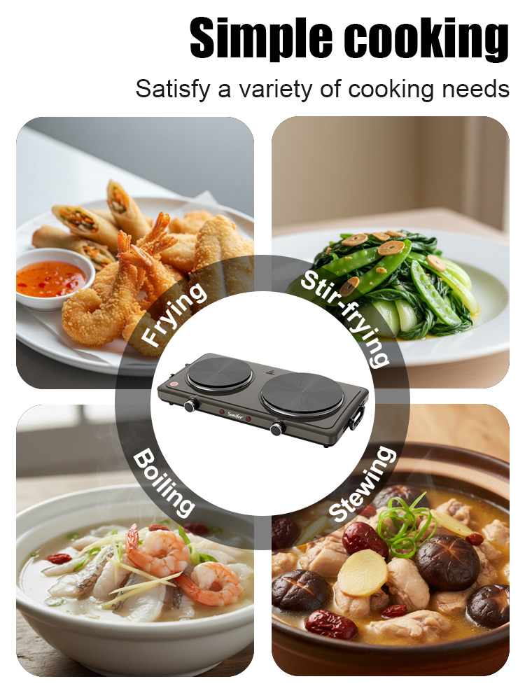 Sonifer SF-3071 Double Electri - Hot Pot Portable Dual 评论和价格