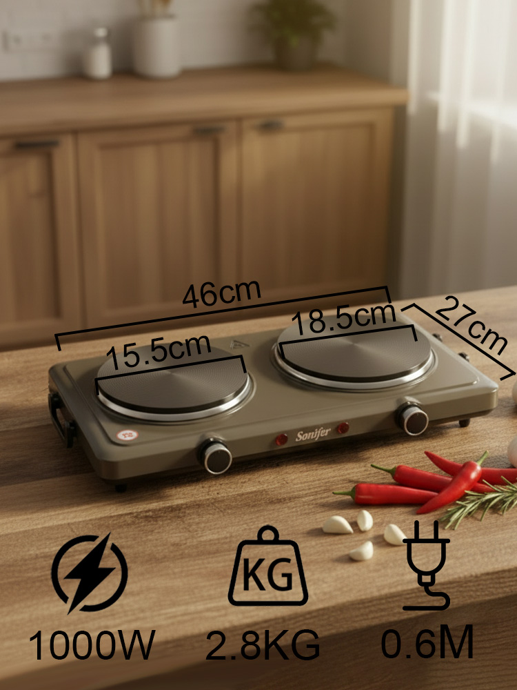 Sonifer SF-3071 Double Electri - Hot Pot Portable Dual 评论和价格