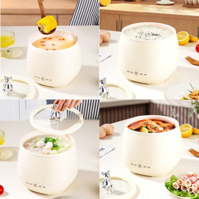 1pc 1.8L Mini Electric Cooker  - Hot Pot Portable Dual 评论和价格