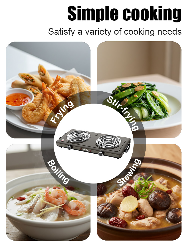 Sonifer SF-3070 Double Electri - Hot Pot Portable Dual 评论和价格
