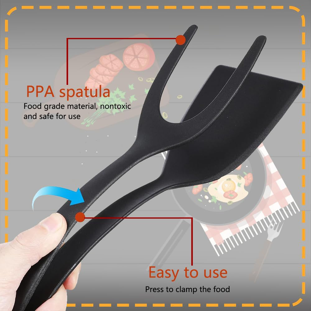 2 in 1 Grip Flip Spatula Clamp - Home Cooking In French 评论和价格