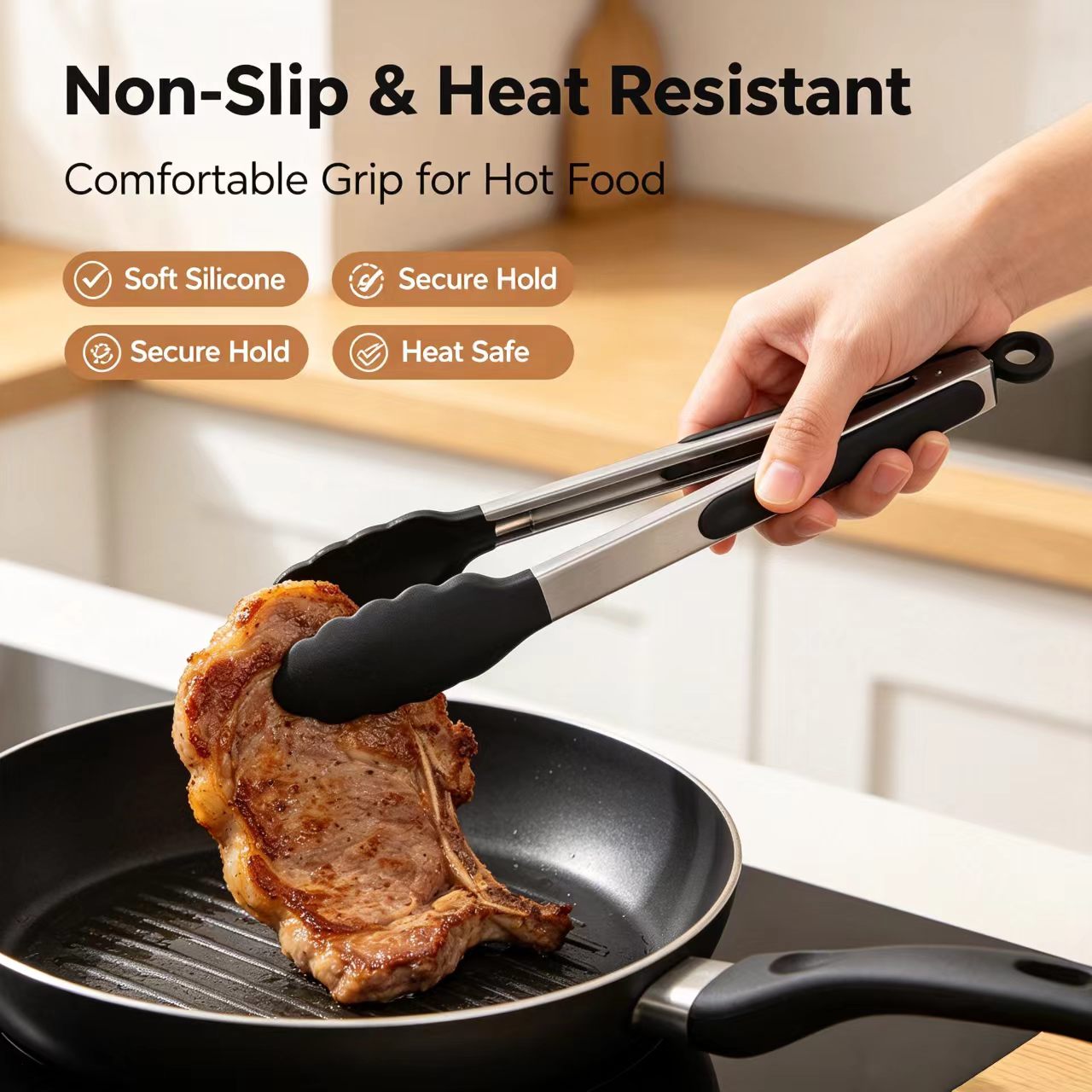 3 Size Available Heavy Duty St - Home Cooking Utensil Set 评论和价格