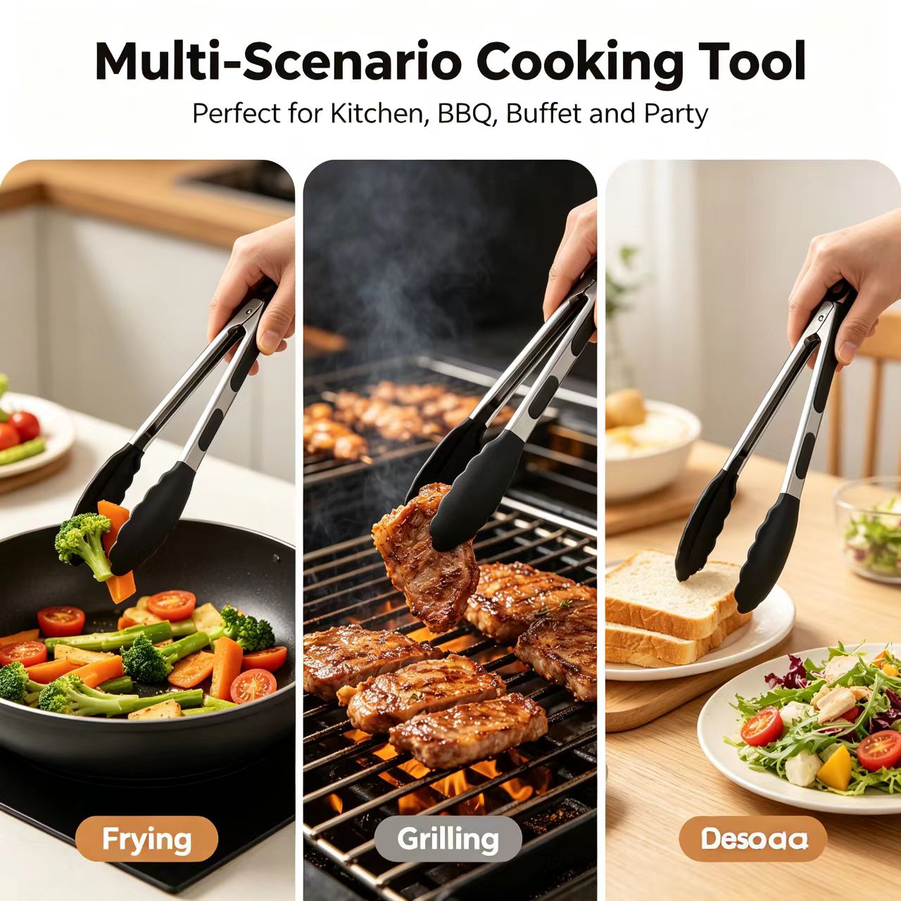 3 Size Available Heavy Duty St - Home Cooking Utensil Set 评论和价格