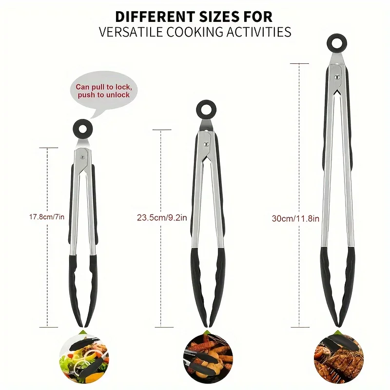 3 Size Available Heavy Duty St - Home Cooking Utensil Set 评论和价格